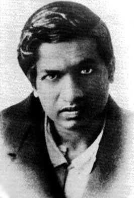 Portrait de Srinivasa Ramanujan